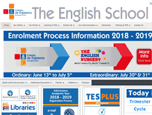 Tablet Screenshot of englishschool.edu.co